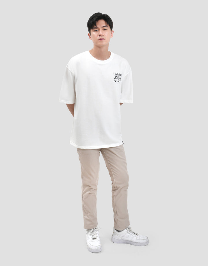Nevada Universal Music Blink 182 - Style 1 Wording Kaos Oversize Pria