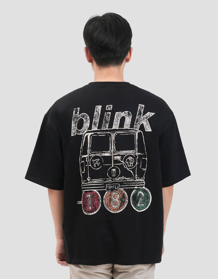 Nevada Universal Music Blink 182 - Style 2 Print Car Kaos Oversize Pria