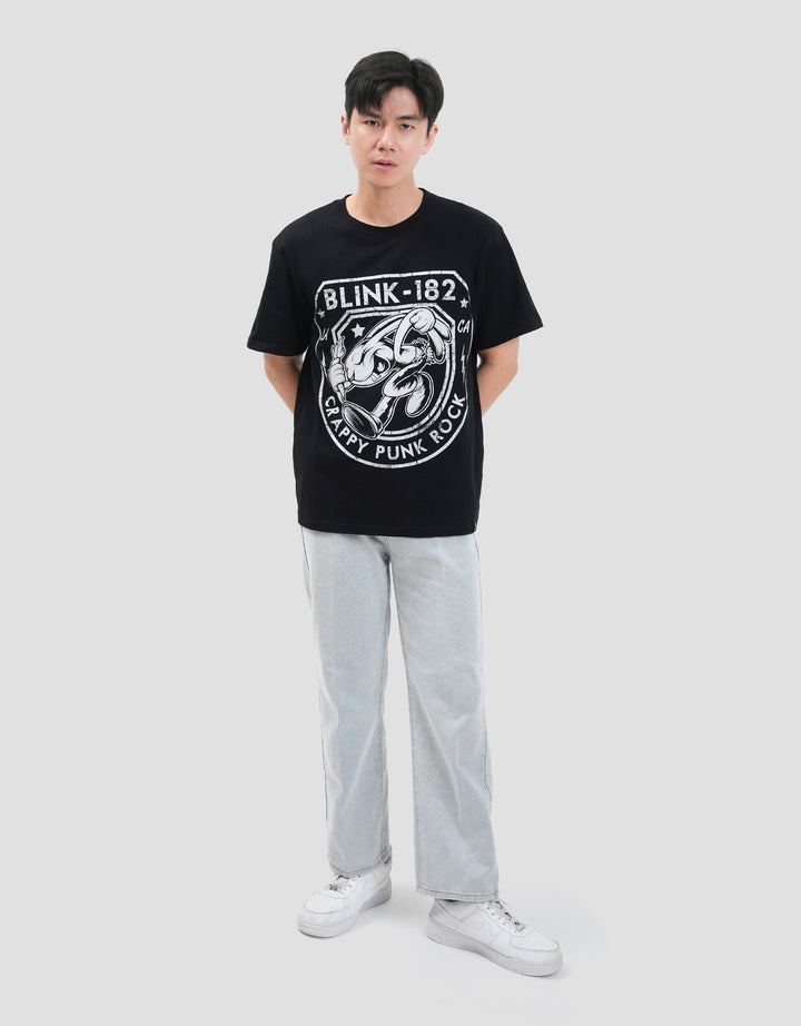 Nevada Universal Music Blink 182 - Style 4 Crappy Punk Rock Kaos Pria
