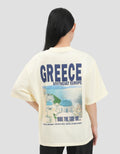 Nevada Greece Kaos Oversize Wanita