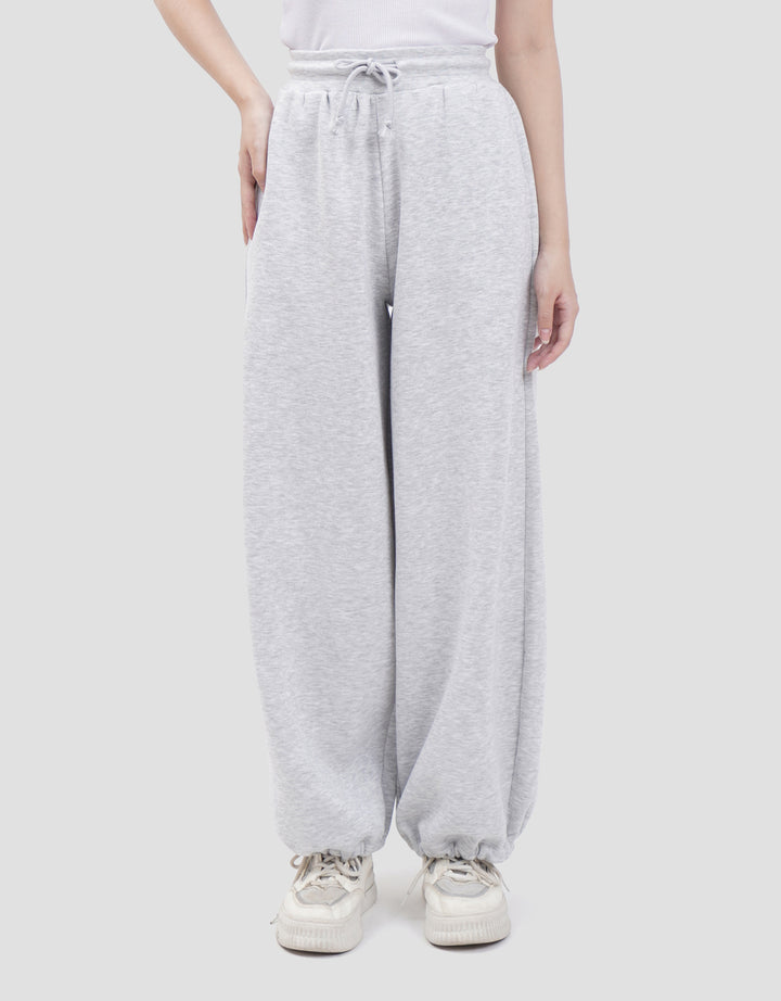 Nevada Fleece Barrel Celana Panjang Wanita