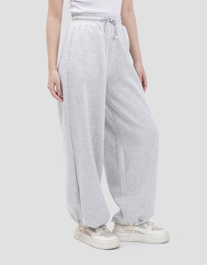 Nevada Fleece Barrel Celana Panjang Wanita