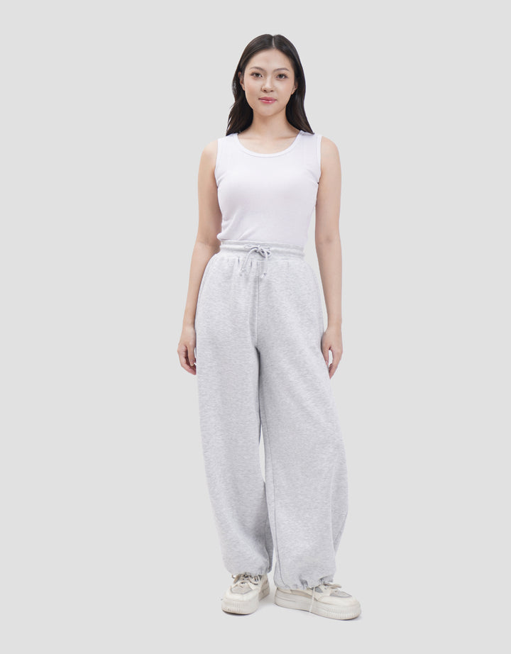 Nevada Fleece Barrel Celana Panjang Wanita