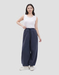 Nevada Fleece Barrel Celana Panjang Wanita