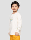 Suko Graphic Lengan Panjang Kaos Anak Laki-Laki