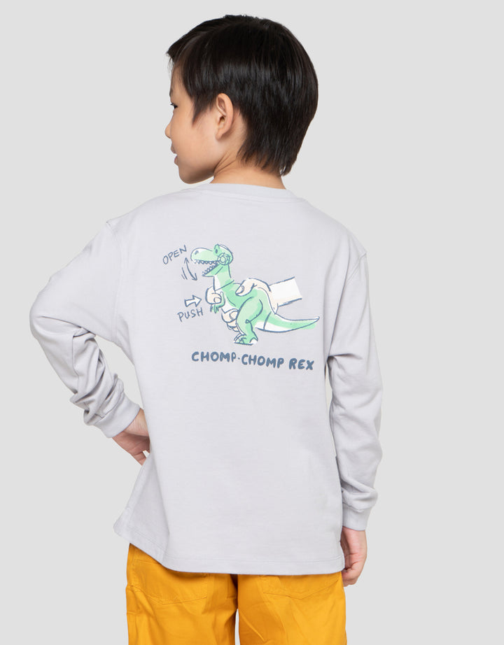 Suko Graphic Kerah Bulat Kaos Anak Laki-Laki