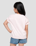 Suko Variasi Kerah Bulat Print Kaos Anak Perempuan