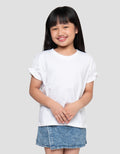 Suko Variasi Kerah Bulat Print Kaos Anak Perempuan
