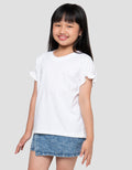 Suko Variasi Kerah Bulat Print Kaos Anak Perempuan
