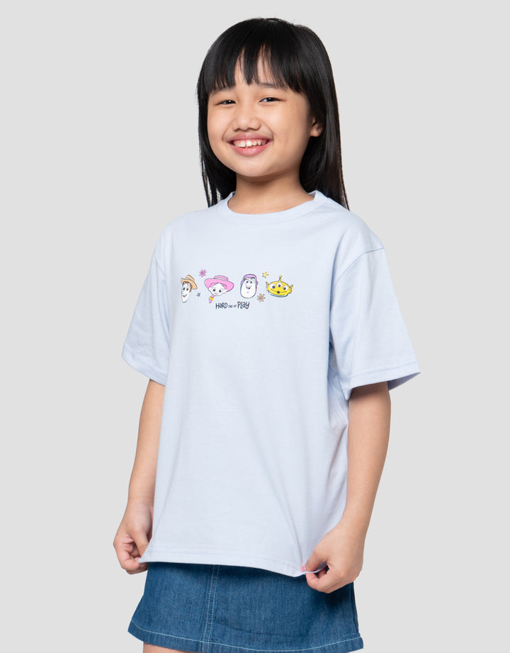 Suko Graphic Casual Lengan Pendek Kaos Anak Perempuan