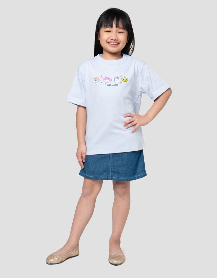 Suko Graphic Casual Lengan Pendek Kaos Anak Perempuan