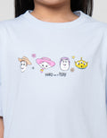 Suko Graphic Casual Lengan Pendek Kaos Anak Perempuan