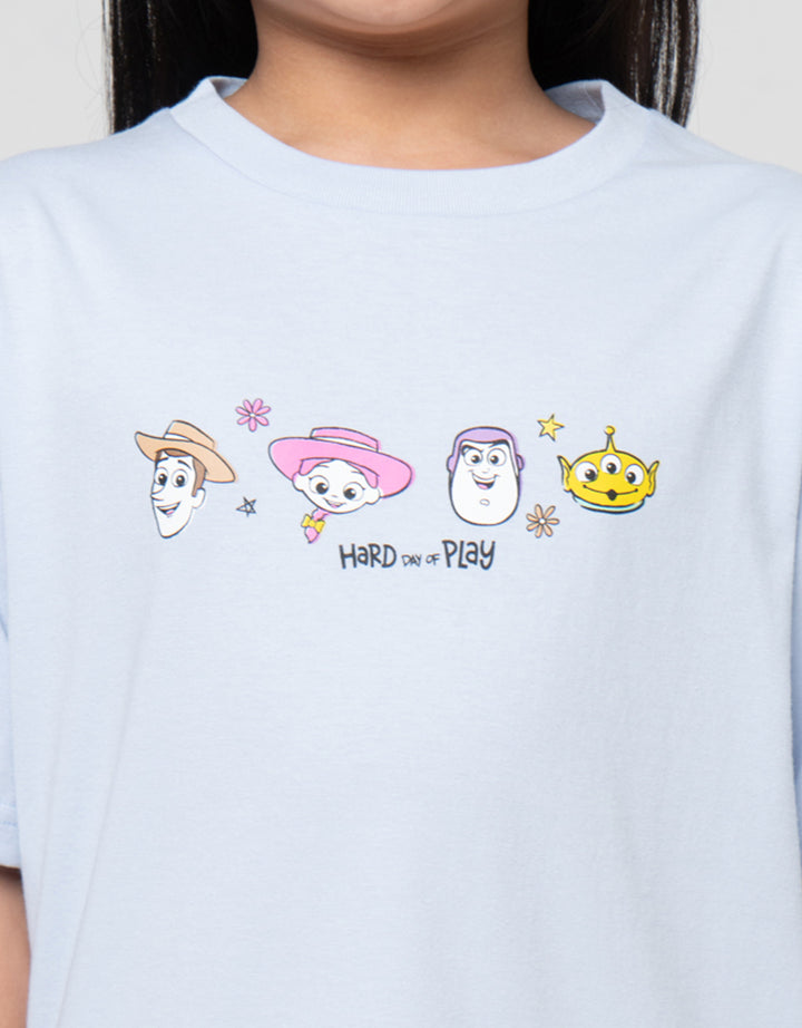 Suko Graphic Casual Lengan Pendek Kaos Anak Perempuan