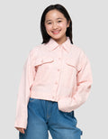 Nevada Basic Pocket Jaket Anak Perempuan
