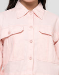 Nevada Basic Pocket Jaket Anak Perempuan