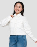 Nevada Basic Pocket Jaket Anak Perempuan