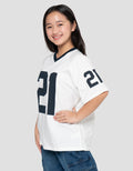Nevada Raglan 21 Bear Us Kaos Oversize Anak Perempuan