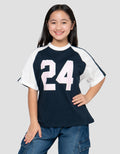 Nevada Raglan 24 Kaos Oversize Anak Perempuan