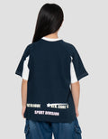 Nevada Raglan 24 Kaos Oversize Anak Perempuan