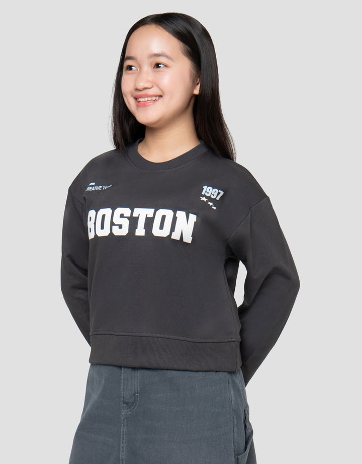 NEVADA CITY WITH BACK PRINT BOSTON SWEATER ANAK PEREMPUAN
