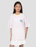 Nevada Stripe With Back Print Kaos Oversize Anak Perempuan