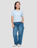Nevada Stripe LA Maison Kaos Anak Perempuan