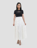 Connexion Full Length Eyelet Rok Maxi Wanita