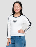 Nevada Stripe Embro Kaos Anak Perempuan