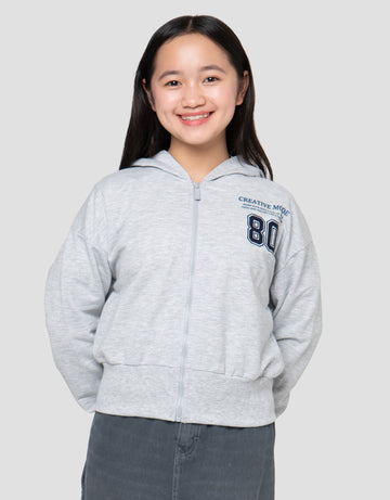 NEVADA WITH BACK PRINT JAKET HOODIE ANAK PEREMPUAN