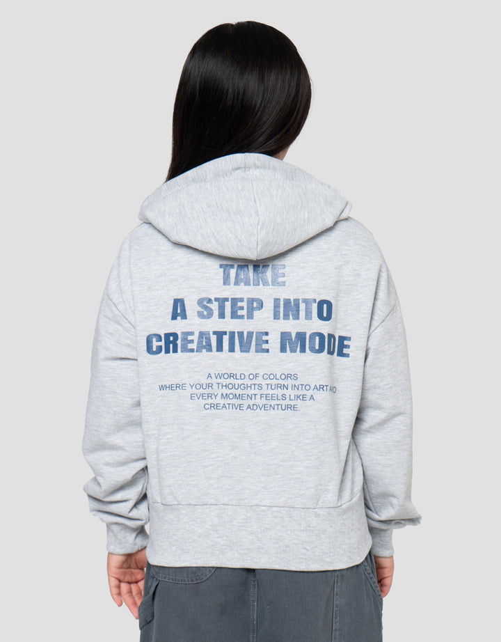 NEVADA WITH BACK PRINT JAKET HOODIE ANAK PEREMPUAN
