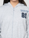 NEVADA WITH BACK PRINT JAKET HOODIE ANAK PEREMPUAN