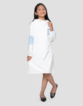 Nevada Hoodie Stoper Aplikasi Dress Anak Perempuan