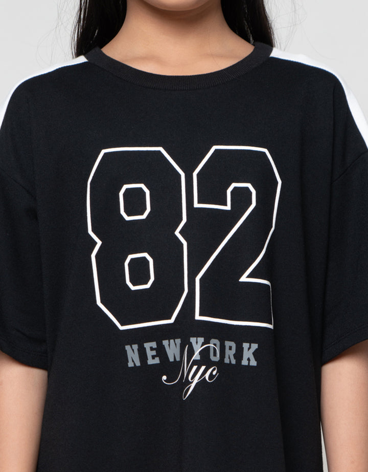 Nevada Numbers New York Dress Anak Perempuan