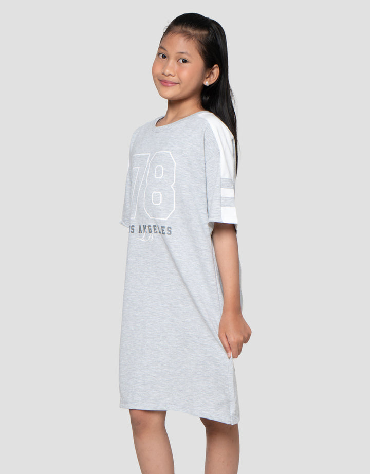 Nevada Numbers Los Angeles Dress Anak Perempuan