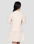 NEVADA APLIKASI MIDI DRESS ANAK PEREMPUAN
