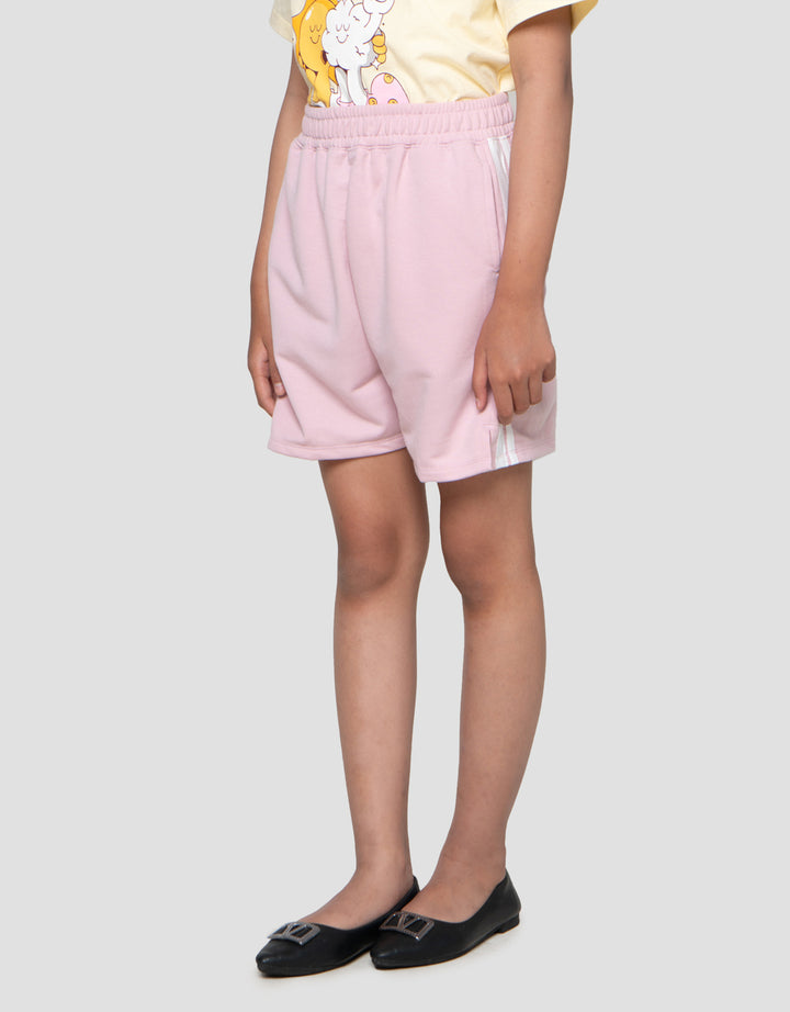 Nevada Knit Stripe Celana Pendek Anak Perempuan