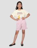 Nevada Knit Stripe Celana Pendek Anak Perempuan