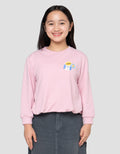 NEVADA APLIKASI SABLON BORDIR SWEATER ANAK PEREMPUAN