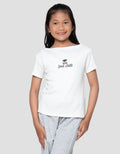 Nevada  Rib Boat Neck Just Chill Cherry Kaos Anak Perempuan