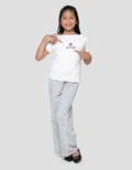 Nevada  Rib Boat Neck Just Chill Cherry Kaos Anak Perempuan