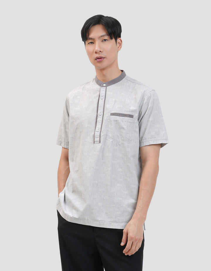 Lois Kemeja Koko Kls596Gr Pria