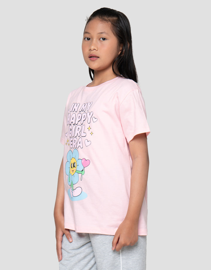 Nevada  Sablon Quote Happy Kaos Anak Perempuan