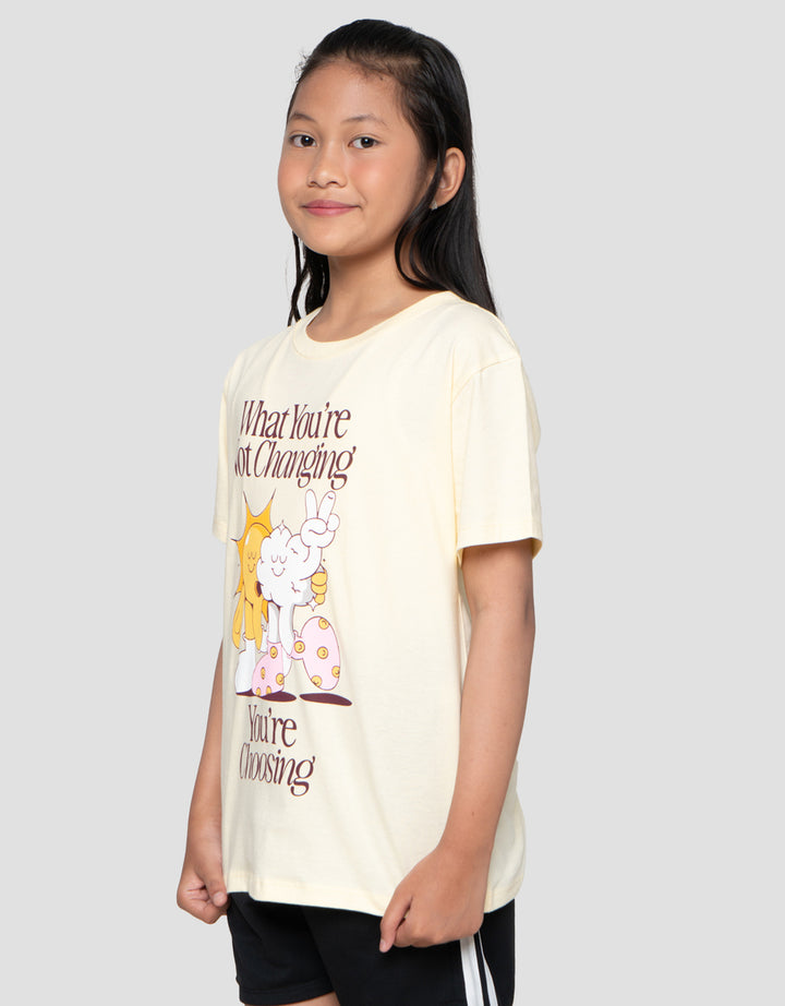 Nevada  Sablon Quote You're Choosing Kaos Anak Perempuan