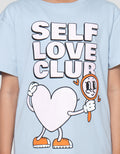 Nevada  Sablon Quote Self Love Kaos Anak Perempuan