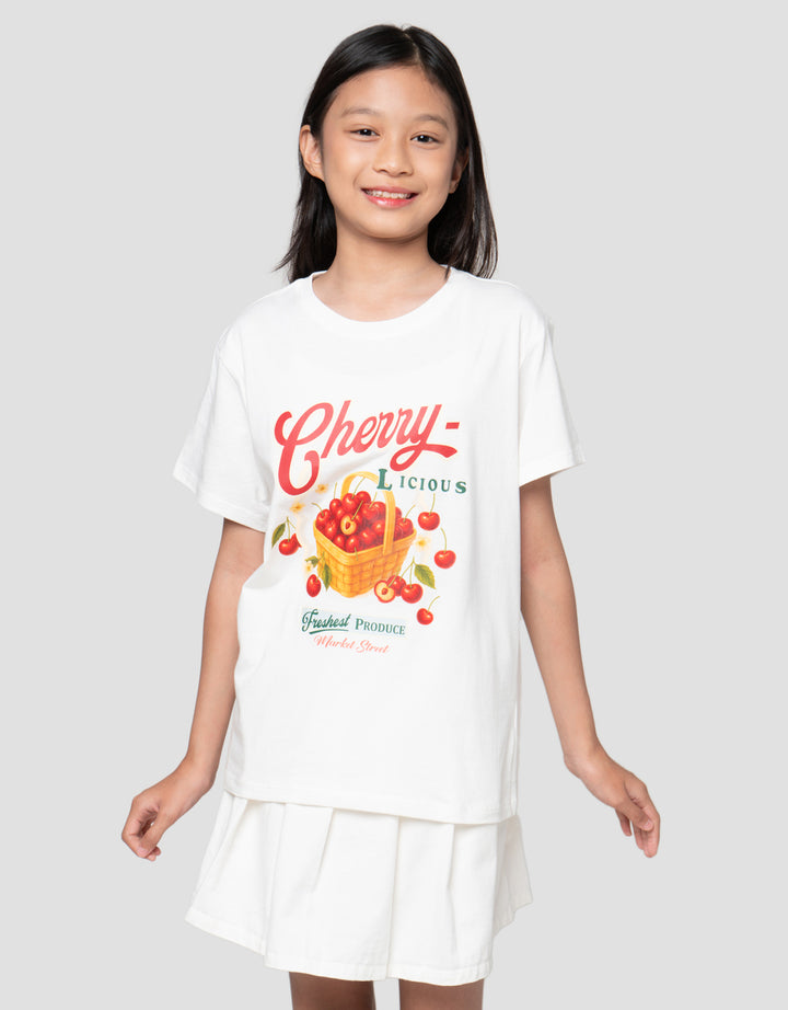 Nevada Sablon Dtf Fruit 1 Kaos Anak Perempuan