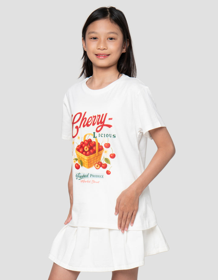 Nevada Sablon Dtf Fruit 1 Kaos Anak Perempuan