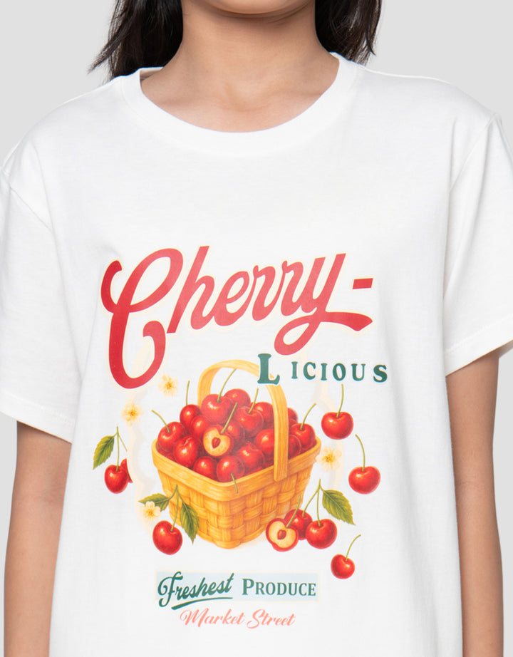 Nevada Sablon Dtf Fruit 1 Kaos Anak Perempuan