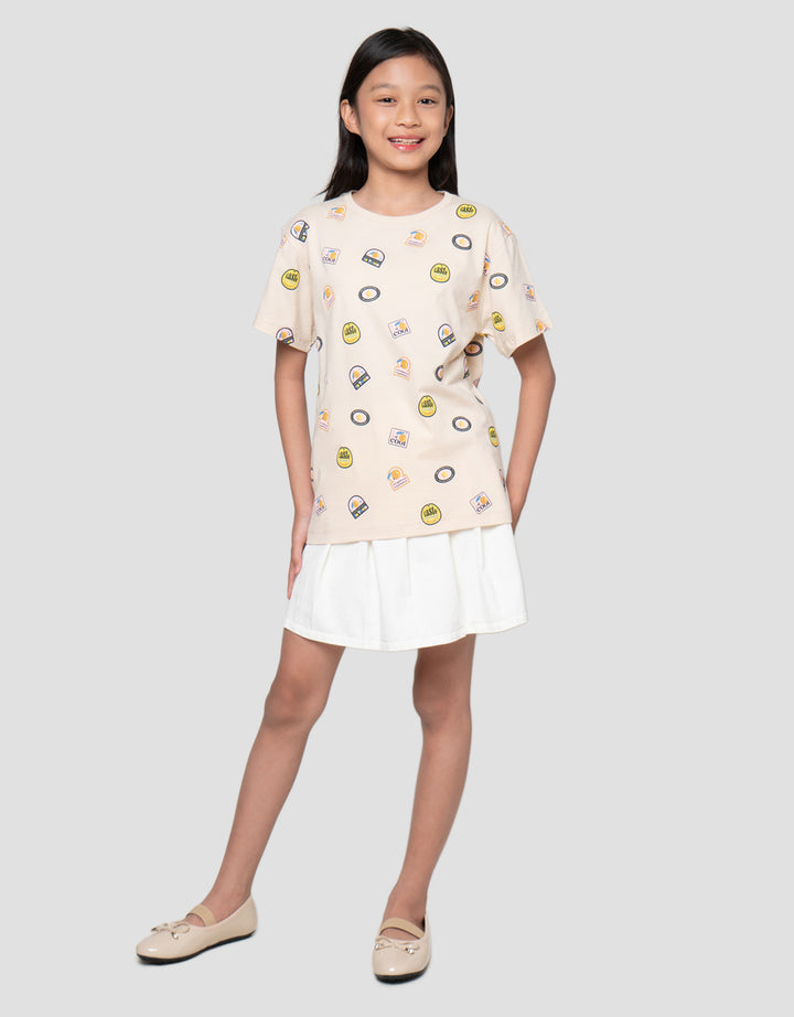 Nevada Sablon Dtf Fruit 2 Kaos Anak Perempuan
