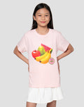 Nevada Sablon Dtf Fruit 4 Kaos Anak Perempuan