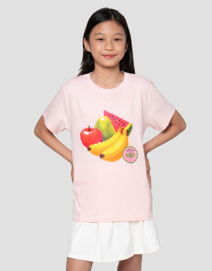 Nevada Sablon Dtf Fruit 4 Kaos Anak Perempuan